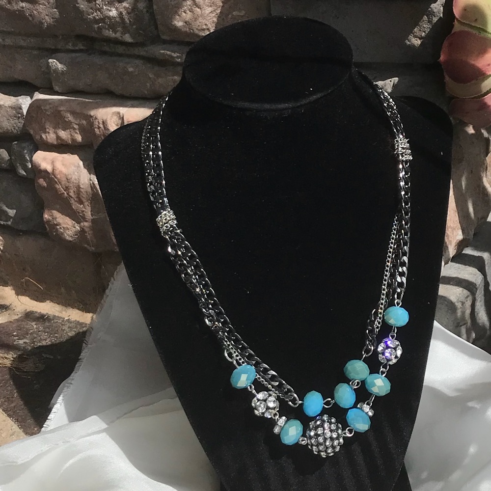Beautiful multi strand necklace!